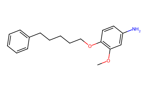 m-Anisidine, 4-((5-phenylpentyl)oxy)- 15382-75-9